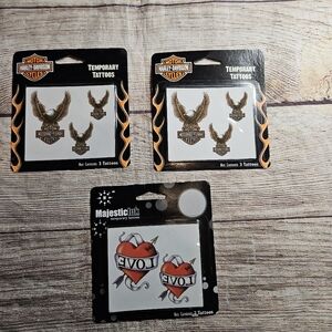 Harley Davidson temporary tattoos